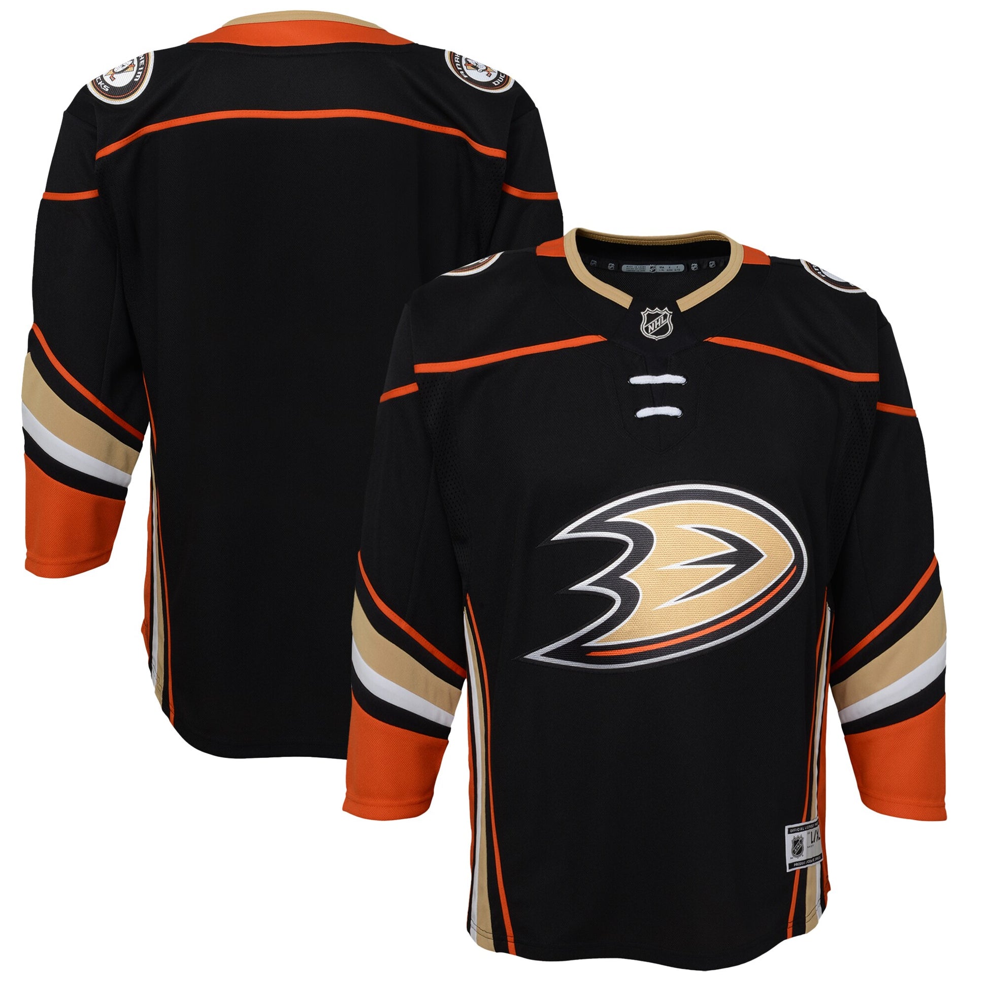 Anaheim Ducks Youth Home Premier Jersey - Black – Sports Store